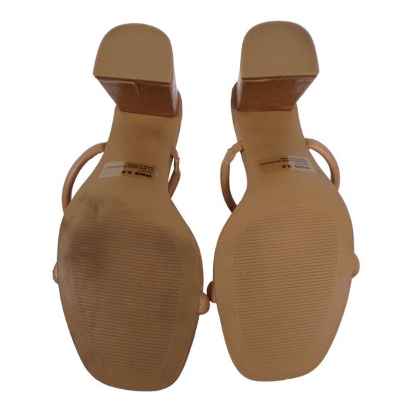 DV Dolce Vita  Halsty Slide Block Heel Sandal, Caramel Size 9.5  NEW #1134 - Picture 8 of 9